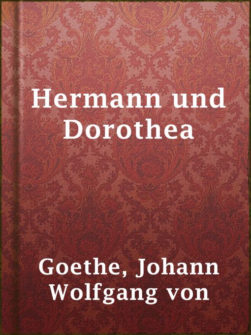 Cover image for Hermann und Dorothea
